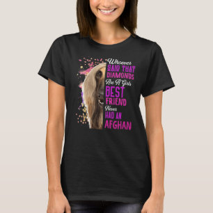 Afghanska hundar är flickvännen Hund Mamma T Shirt