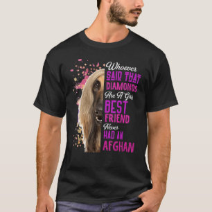 Afghanska hundar är flickvännen Hund Mamma T Shirt
