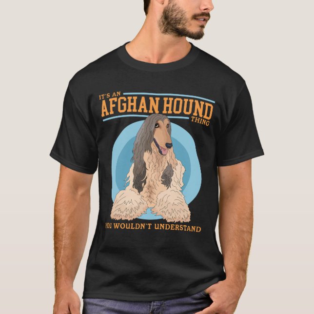 Afghanska hundar En afghansk hund-sak T Shirt (Framsida)