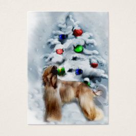 Afghanska julklappar visitkort