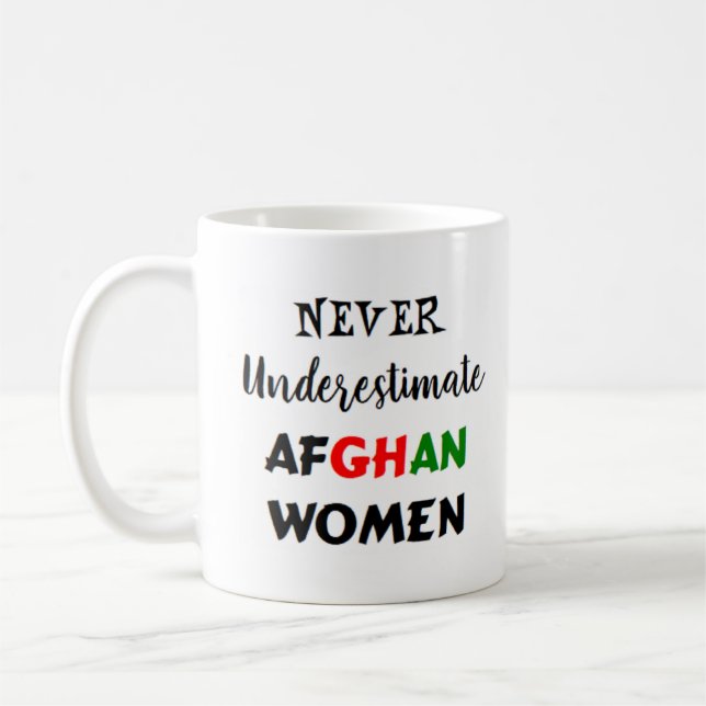 afghanska kvinnor kaffemugg (Vänster)