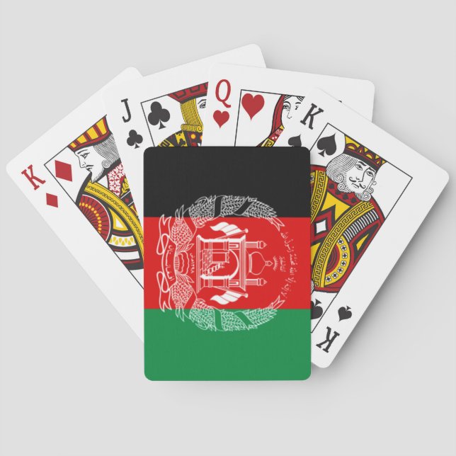 Afghanska leka kort casinokort (Baksidan)
