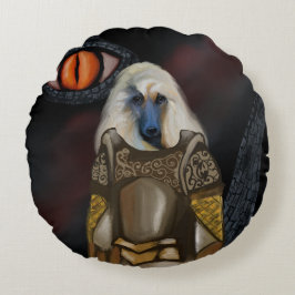 Afghantaff  rund kudde