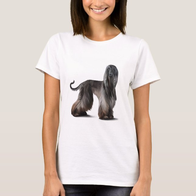 Afghontska hundar t shirt (Framsida)
