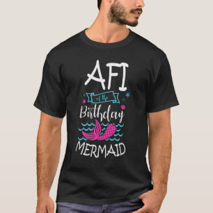 AFI Sjöjungfrun Party Bday Firande T Shirt