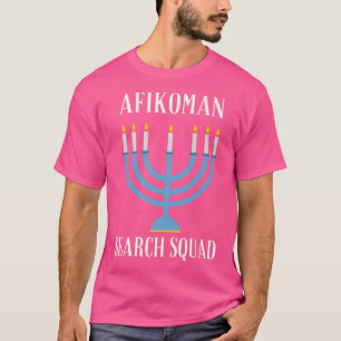 Afikoman Search Squad Funny Passover Seder Hanukka T Shirt