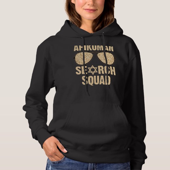 Afikoman Search Squad Passover Seder Sunglasses T Shirt (Framsida)