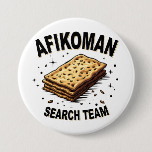 Afikoman-söktjänstteam Hanukkah Jewish Food Älskar Knapp