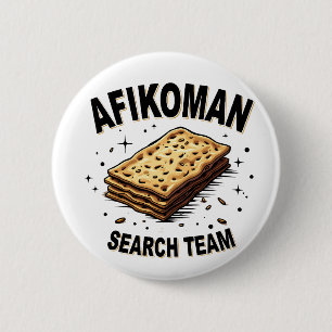 Afikoman-söktjänstteam Hanukkah Jewish Food Älskar Knapp