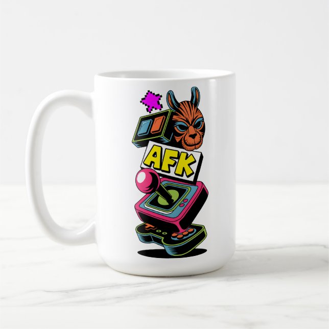 AFK Totem Tower Kaffemugg (Vänster)