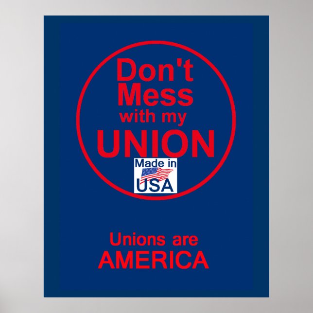 AFL UNION POSTER utskrift (Framsidan)