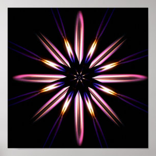 Aflame-Kanvastryck Poster