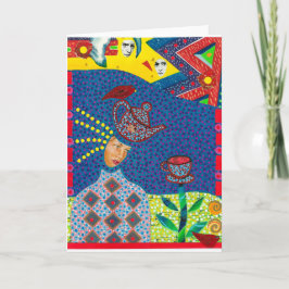Afloat Greeting Card Kort
