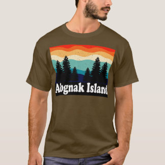 Afognak Island Alaska Forest Camping Funny Hiking T Shirt