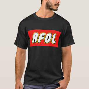 AFOL röd bakgrund T Shirt