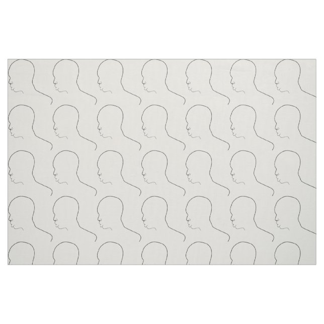 Afriacan Ansikte Tyg (Fat Quarter)