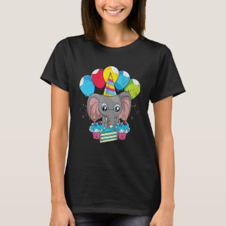 Africa Animal Zoo Animal Birthday Party Cute Elep T Shirt