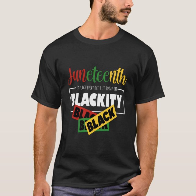 Africa Black Unapologetically Free-Ish Since 1865  T Shirt (Framsida)