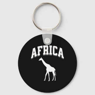 Africa Giraffe Safari Vacation Souvenir Preppy Aes Nyckelring