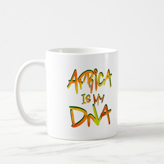 Africa is My Dna Kaffemugg (Vänster)