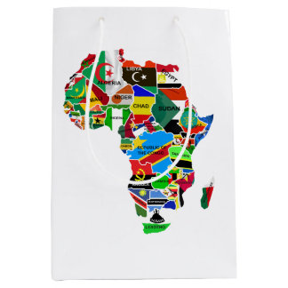 Africa map Medium Gift Bag