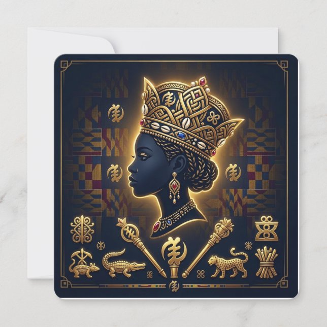 Africa Queen  Inbjudningar (Framsida)