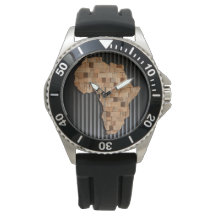 Africa Watch (wooden map)