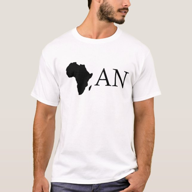 africaAN black1 T-shirt (Framsida)