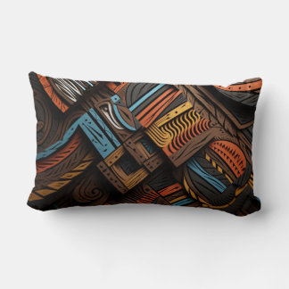 Africain Mosaïque : Tissage de Couleurs Lumbarkudde