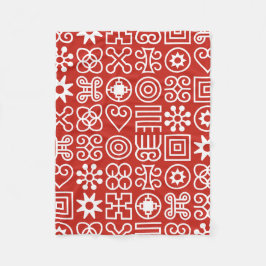 African Adinkra Fleecefilt