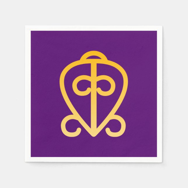 African Adinkra Pappersservett (Framsidan)