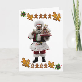 African Amer. Santa's Gingertea Recipe-jul Kort