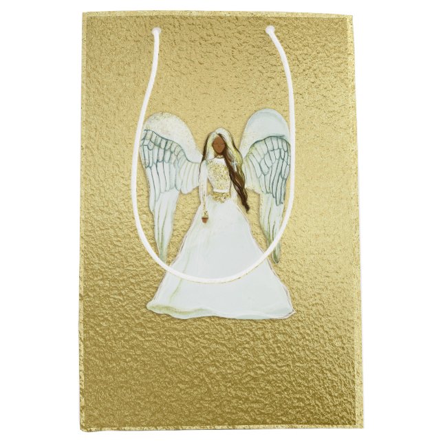 African American Angel Gift Bag (Framsidan)