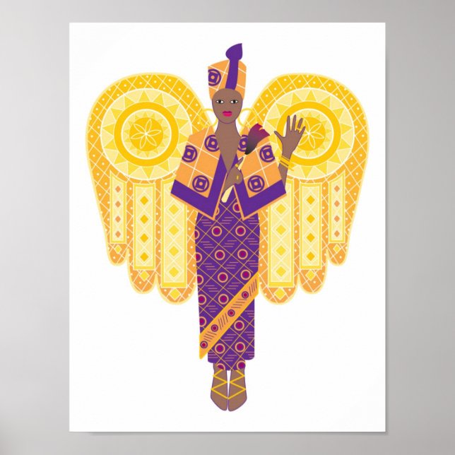 African American Angel Poster (Framsidan)