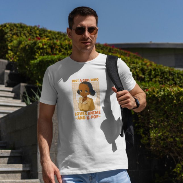 African American Anime Girl T Shirt (Skapare uppladdad)