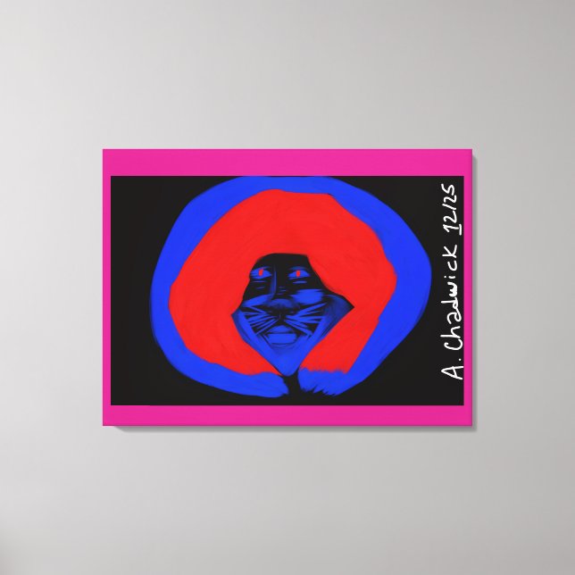 African American Art Canvastryck (Framsida)