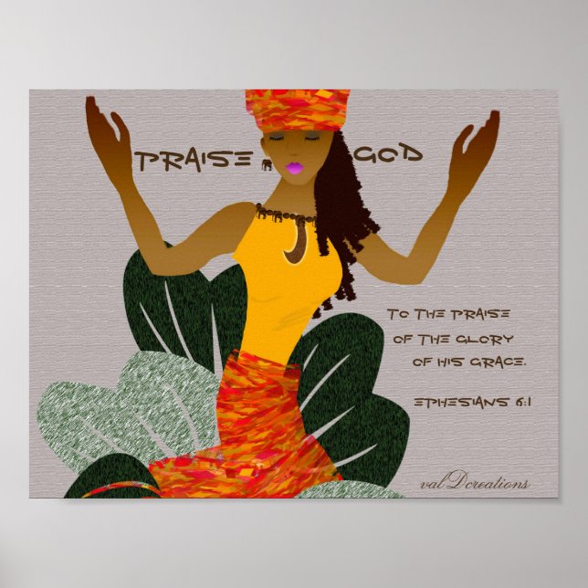 African American Art Poster (Framsidan)