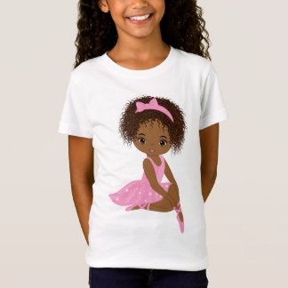 African American Ballerina, Black Girl T-Shirt