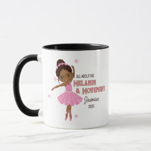 African American Ballerina Coffee Mugg