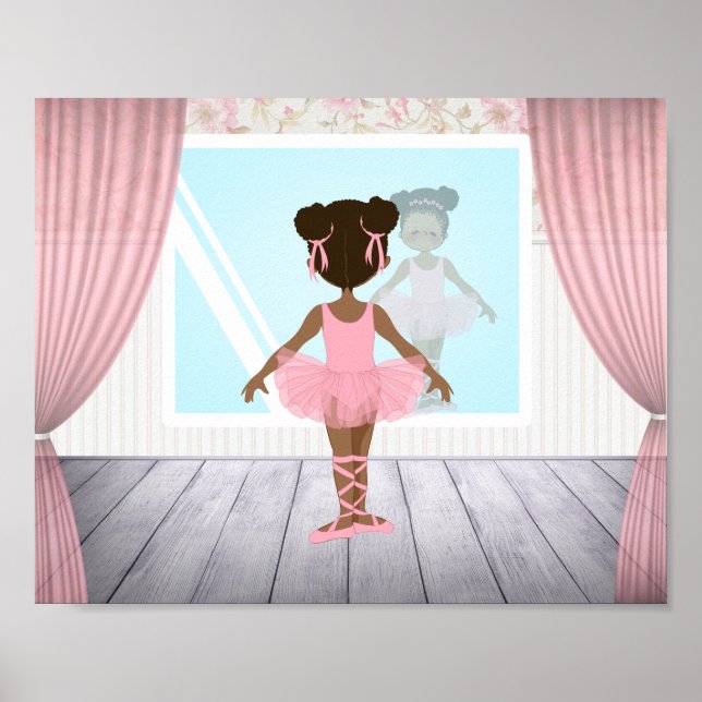 African American Ballerina Poster (Framsidan)