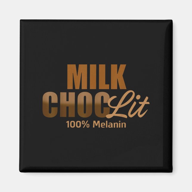 African American Black Afro Women Milk Choc-lit 10 Magnet (Framsidan)