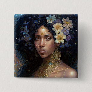 African American Black Goddes Queen Fantasy Art B Knapp