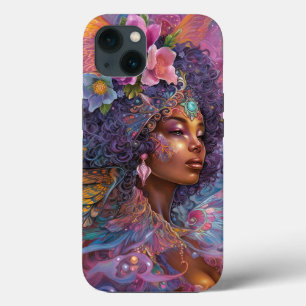 African American Black Goddes Queen Fantasy Art C