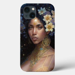 African American Black Goddess Queen Fantasy Art