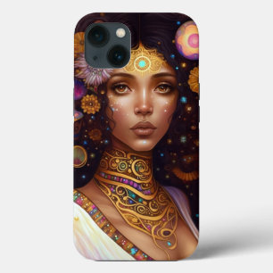 African American Black Goddess Queen Fantasy Art