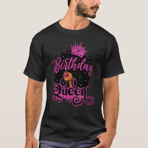 African American Black Queen Birthday Afro Women G T Shirt