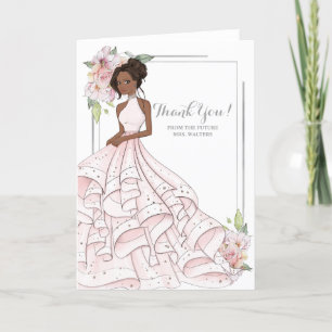 African American Bride Möhippa Future Mrs. Tack Kort