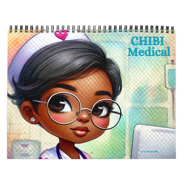 African American Calendar CHIBI Medical Staff Kalender (Omslag)
