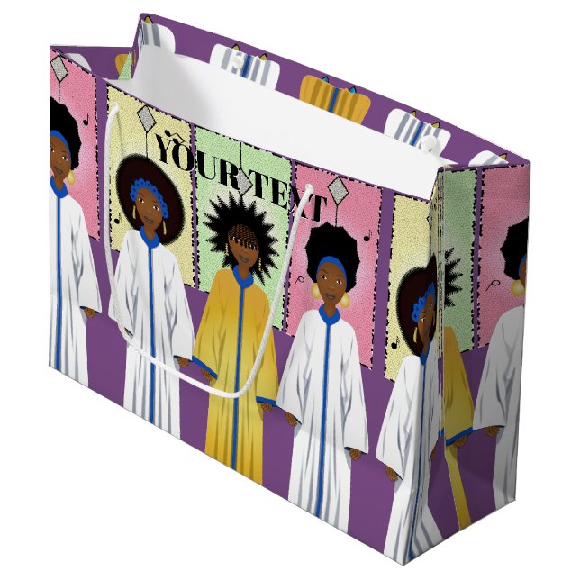 African American Carolers Singers jul Choir (Framsidan Vinklad)