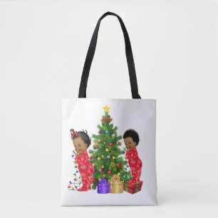 African American Children-juldräkt Tygkasse